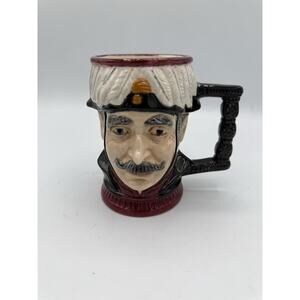 Vintage 1980, Military Man, Toby Ceramic Mug Cup